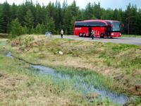Unser Reisebus in Finnland, Fotostopp