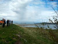 Eberhardt- Reisegruppe am Porsangerfjord, Fotostopp