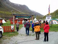 Eberhardt- Reisegruppe in Camp der Samen