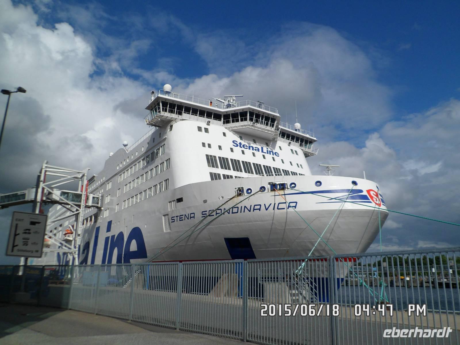 Bugansicht der Stena Scandinavica