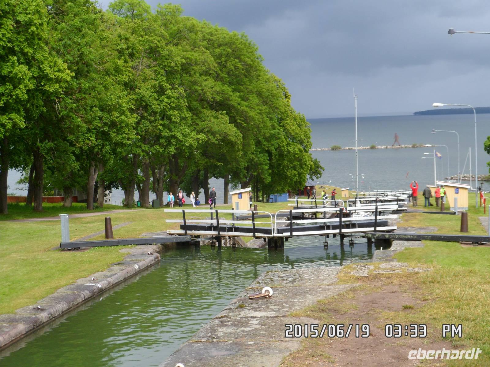 Schleusentreppe in Berg