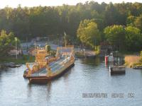 Fähre im Schärengarten von Stockholm