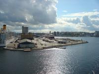 Ausfahrt aus dem Hafen von Stockholm