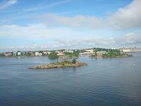 Einfahrt in den Hafen von Helsinki