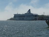 unser Schiff Silja Line in Helsinki