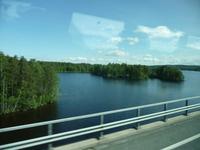 Fahrt durch die finnische Seenplatte