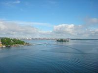 Einfahrt in den Hafen von Helsinki