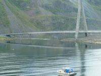 Neue Brücke über Kafjord 