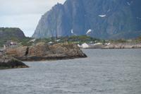 Blick zurück auf Svolvaer 