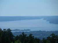 Blick vom Holmenkollen über den Oslofjord 