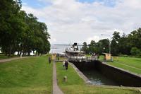 Carl Johann Slussen in Berg am Götakanal - Blaues Band Schweden