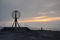 Nordkapp mit Sonne