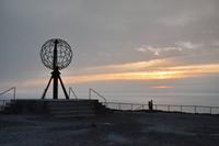 Nordkapp mit Sonne