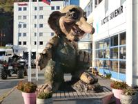 Troll am Hotel Scandic Honningsvag