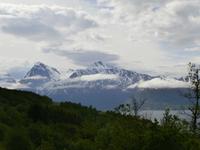 Fahrt nach Harstad Balsfjord Norwegen