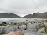 Sandstrand in Ramberg Lofoten