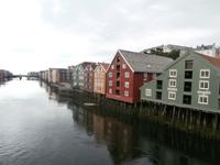 Trondheim-Speicherhäuser am Nidelv