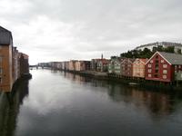 Trondheim-Speicherhäuser am Nidelv