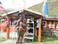 Lappen Camp auf dem Weg nach Dombas