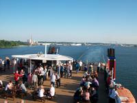 Fährausfahrt in Kiel 