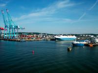 Einfahrt in Göteborg