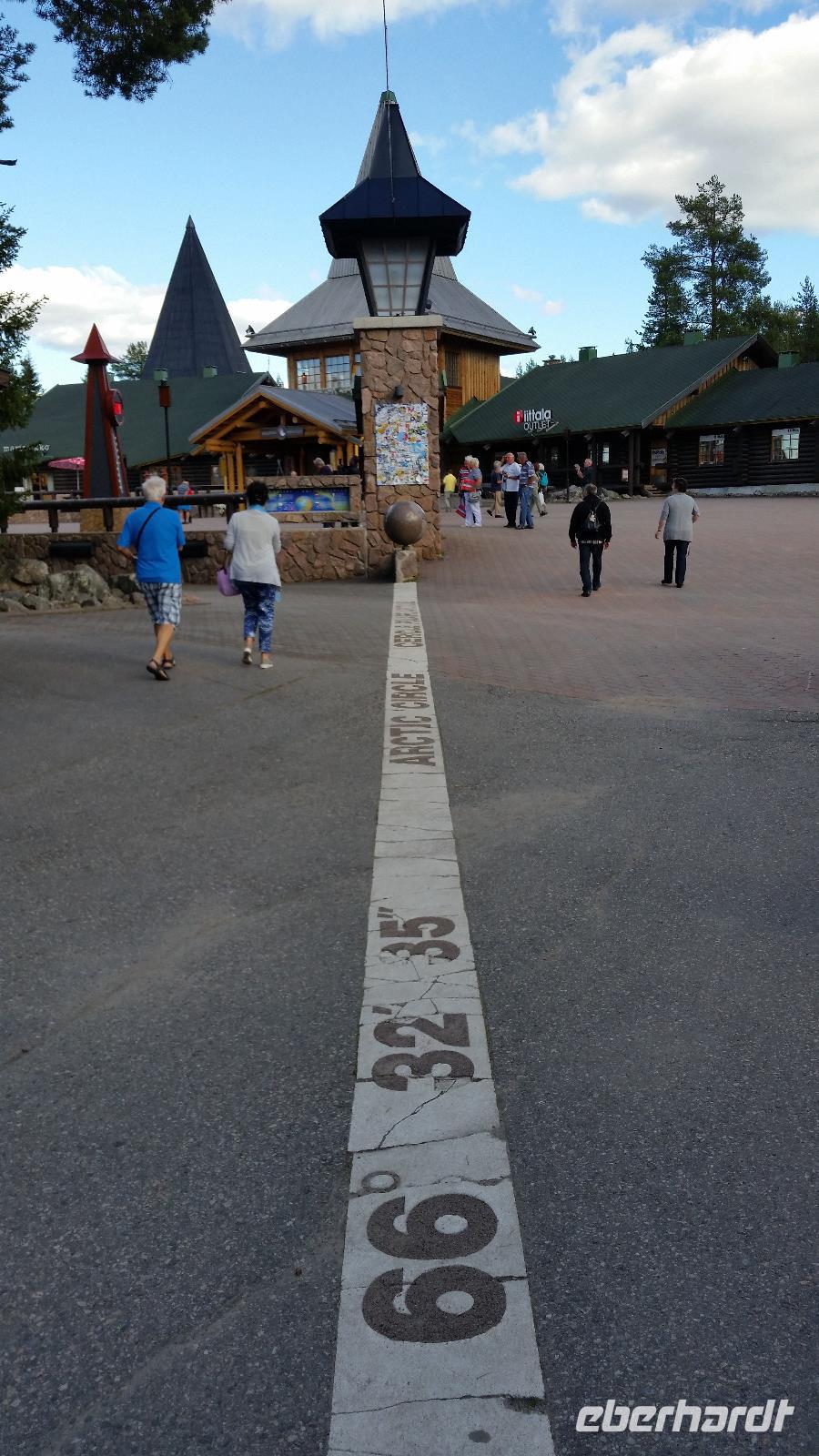 Polarkreis in Rovaniemi