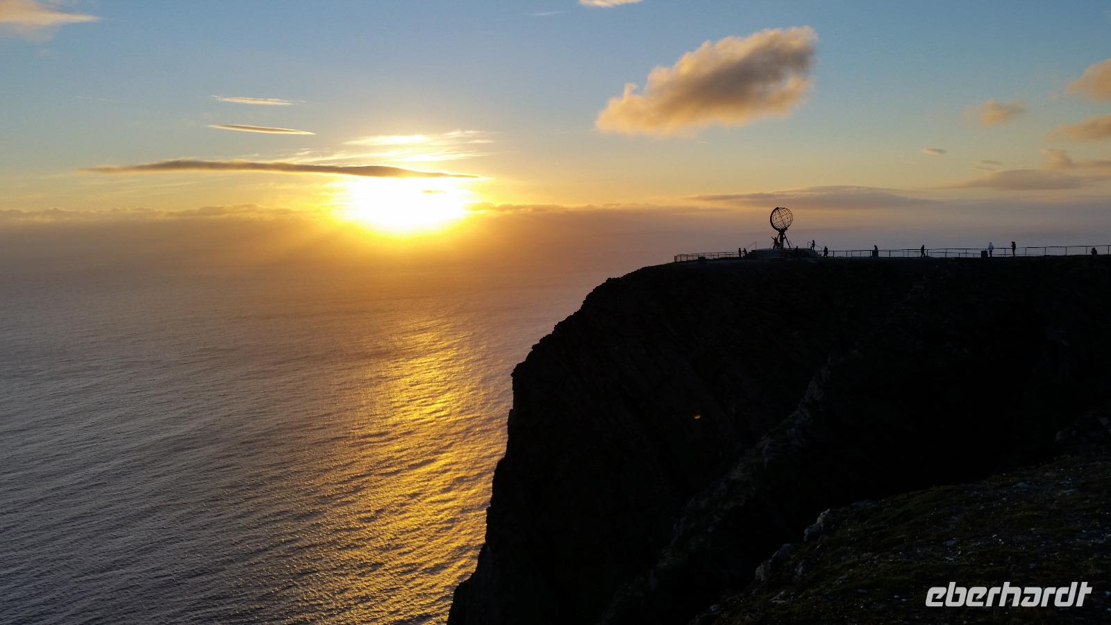 Traumhafter Sonnenschein am Nordkapp