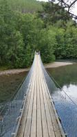 Hängebrücke am Nationalparkzentrum Saltdalen