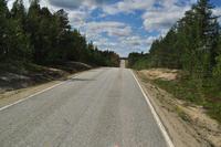 Die Achterbahn auf der finnischen Staatsstraße 92 von Inari nach Karasjok