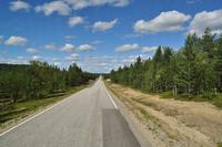 Die Achterbahn auf der finnischen Staatsstraße 92 von Inari nach Karasjok