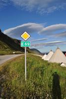 Am Porsangerfjord in Norwegen