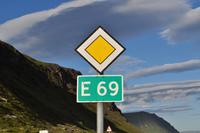 Am Porsangerfjord in Norwegen