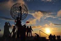 Am sonnigen Nordkapp