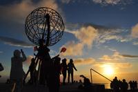 Am sonnigen Nordkapp