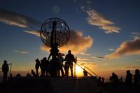 Am sonnigen Nordkapp