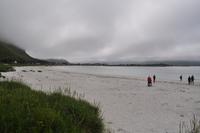 Weißer Sandtsrand von Ramberg auf Flakstadøya, Lofoten