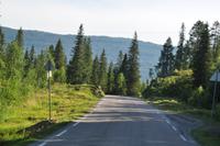 Vom Polarkreis auf der E6 in Richtung Mo i Rana