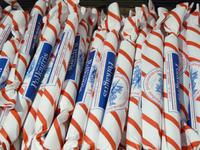 Zuckerstangen aus Gränna (Polkagris)