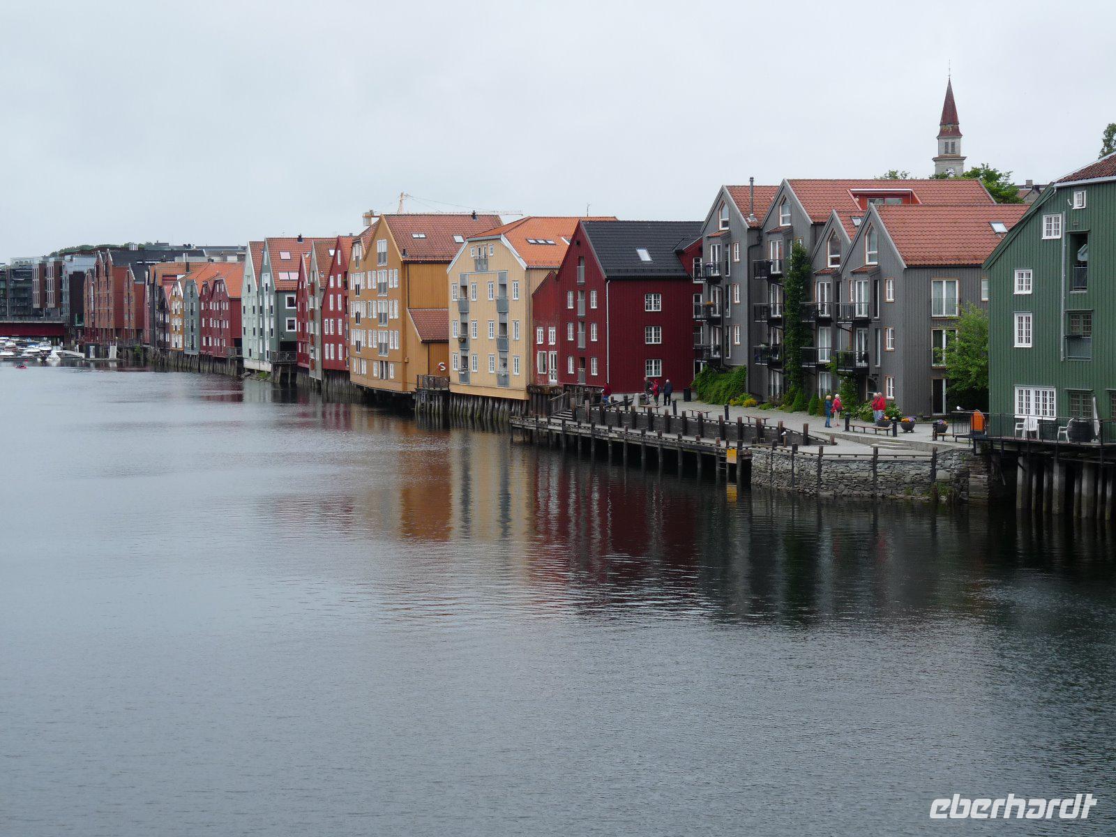 Trondheim (Speicherhäuser am Nidelva-Fluss)