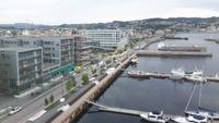 Trondheim (Aussicht von der Sky-Bar des Hotels Clarion)