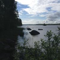 Fotostop an einem See