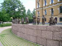 in Oulo hinterm Rathaus