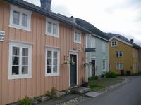 Pittoreske Sjögata in Mosjön