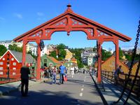 Alte Brücke in Trondheim