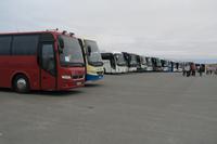 Parkplatz vor der Halle