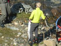 Malselvfossen - Wildlachs gefangen