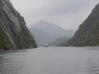 Trollfjord - Einfahrt der Hurtigrute