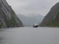Trollfjord - Einfahrt der Hurtigrute