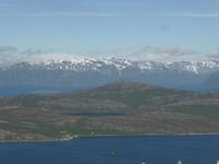 Gildetun - Aussicht auf die Lyngenalpen