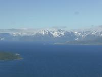 Gildetun - Aussicht auf die Lyngenalpen
